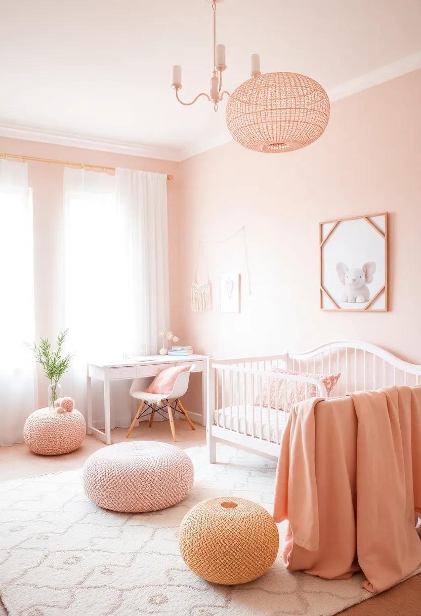 Enchanting Spaces: Designing a Coral and White Girls Nursery for Dreams and Play