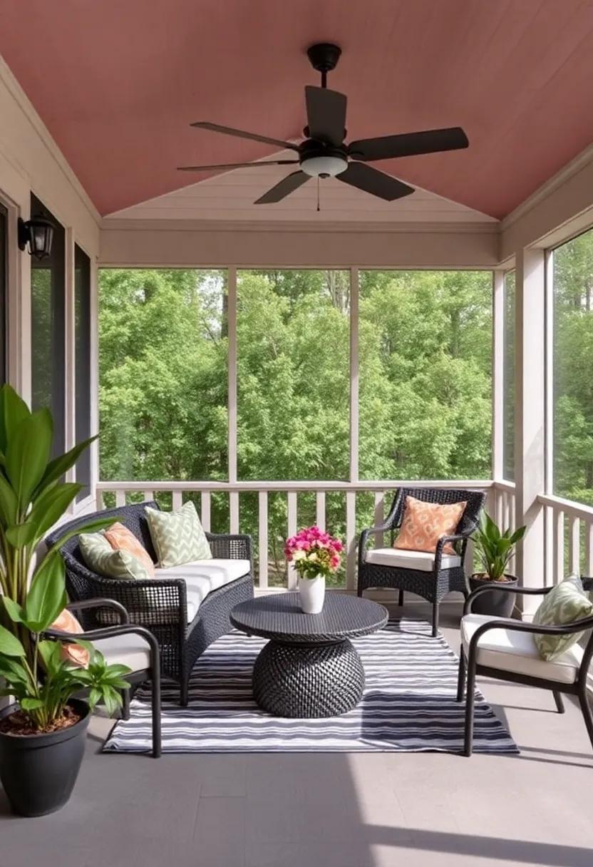 Transform Your Outdoor Oasis: Creative Ideas for Colorful Screened Porch Decor