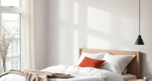 Embracing Serenity: Crafting a Cozy Scandinavian Bedroom with Soft Lighting