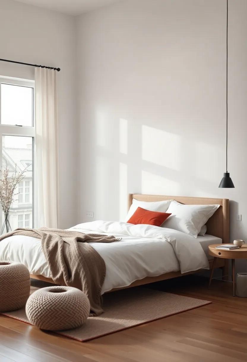 Embracing Serenity: Crafting a Cozy Scandinavian Bedroom with Soft Lighting