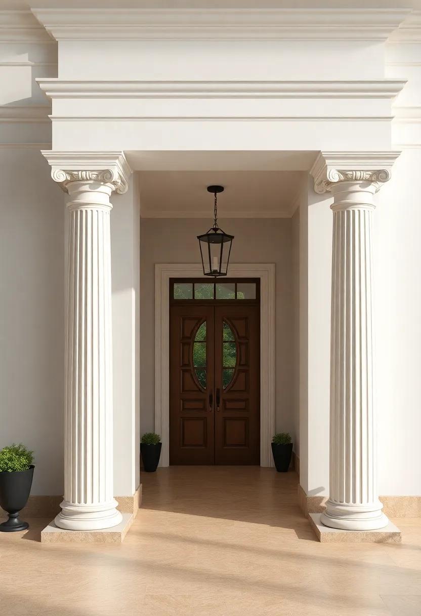 Timeless Elegance: The Allure of Classic Entryways with Majestic Columns
