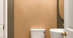 Transform Your Powder Room: Stunning Accent Walls with Metallic Finishes