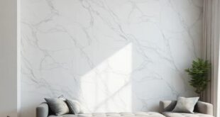 Transform Your Living Room: The Elegance of Marble Effect Wallpaper