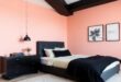 Chic Dreams: Designing Bedroom Walls with Striking Black Accents