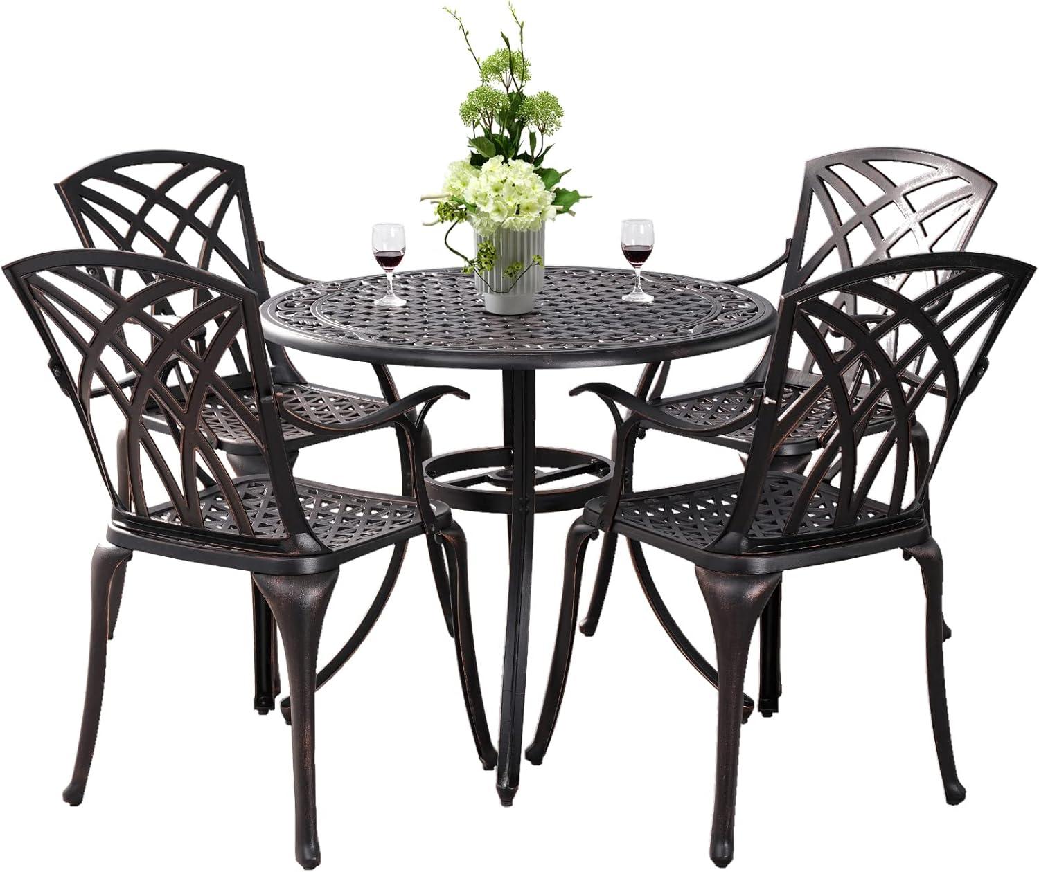 Our Experience with the Stylish 5-Piece Patio Dining Set