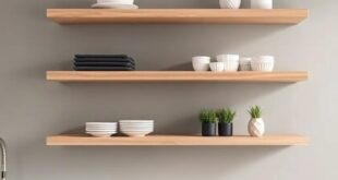 Elevate Your Space: The Aesthetic Benefits of Modern Kitchen Floating Shelves