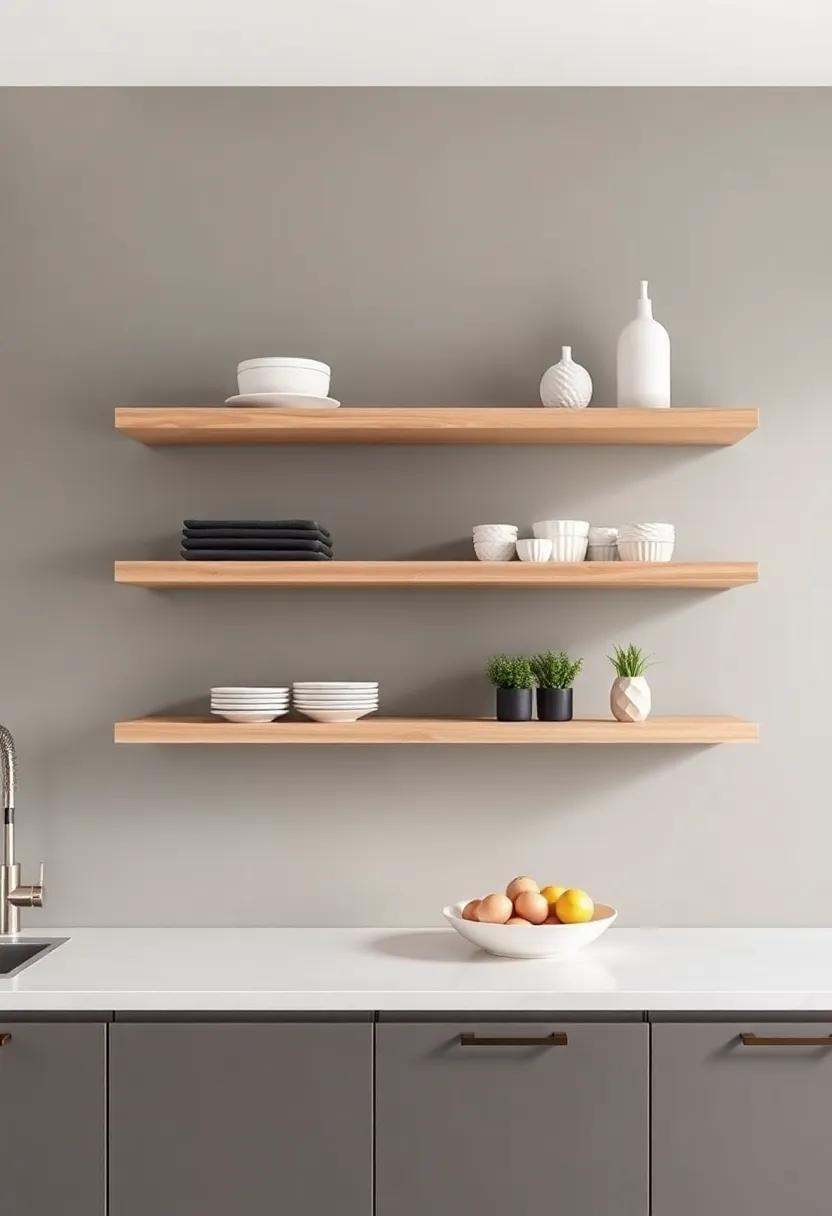 Elevate Your Space: The Aesthetic Benefits of Modern Kitchen Floating Shelves