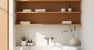 Embracing Elegance: The Allure of Open Shelving in Modern Bathroom Design