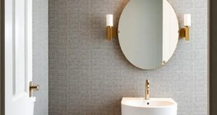 Transform Your Powder Room: The Elegance of Fabric Panels for Accent Walls