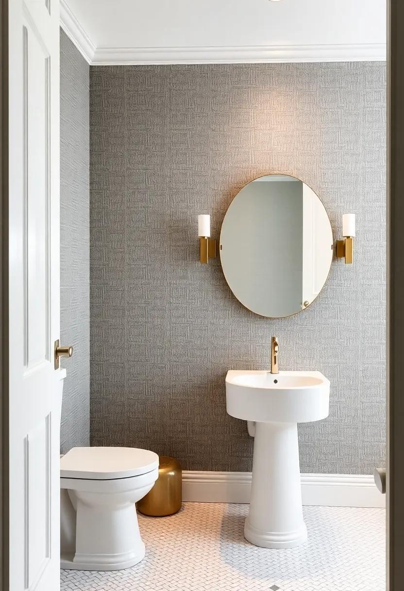 Transform Your Powder Room: The Elegance of Fabric Panels for Accent Walls