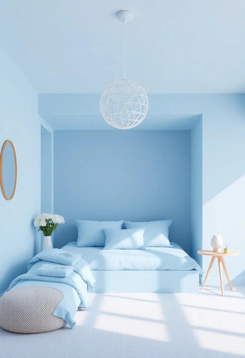 Enchanting Soft Blue: Creative Ideas for Stylish Teen Girl Rooms