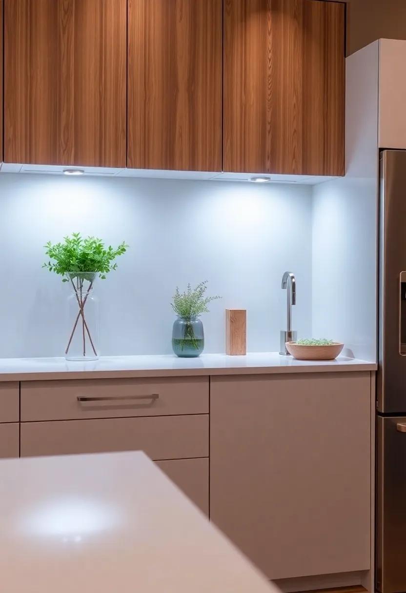 15) Add lighting under cabinetry or⁤ inside niches for a subtle‍ glow ⁤that⁤ enhances ambiance