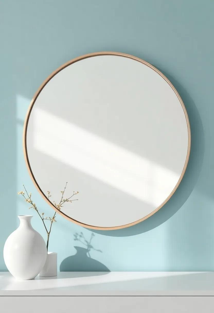 7)​ add a ⁤statement‌ mirror ⁤that reflects light and ⁣creates the illusion of a ⁢larger space
