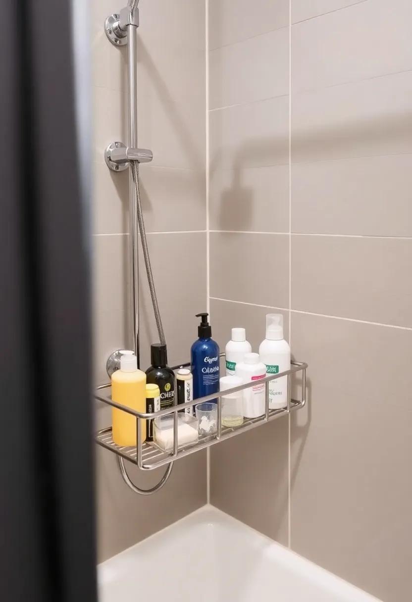 3) A Functional Shower Caddy: Organize your ⁣shower essentials with a sleek caddy that keeps everything within reach while maintaining a tidy appearance
