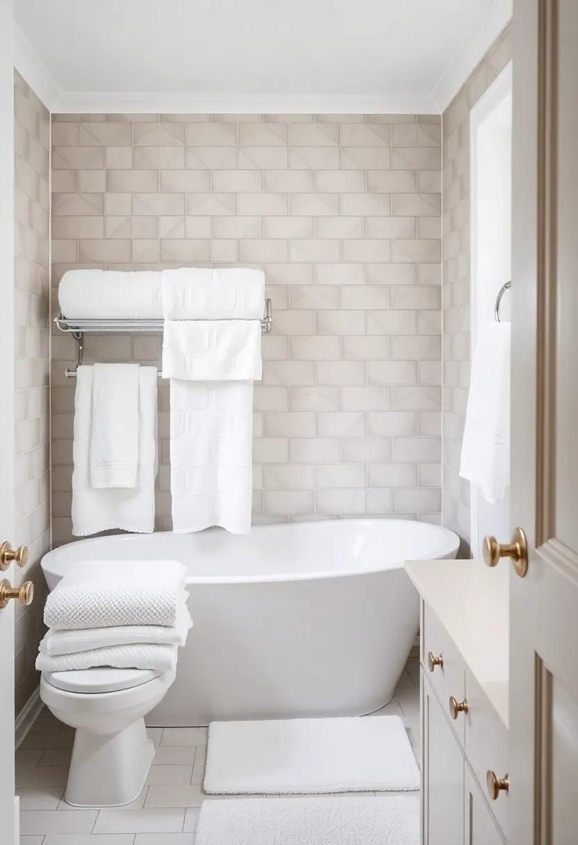 1) Plush Bath Towels: Invest in soft,absorbent towels that elevate ⁤your drying⁢ experience and add a touch of luxury to⁤ your bathroom