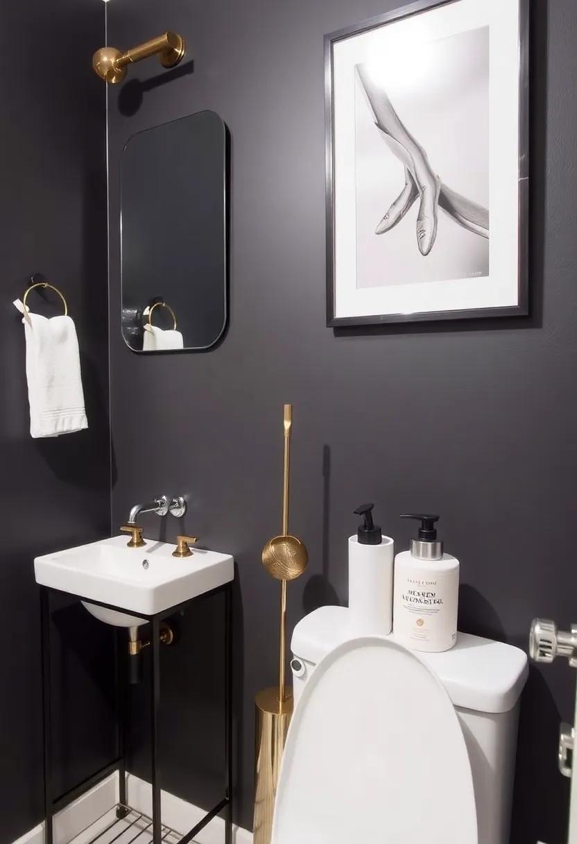 14) Stylish Toilet Brush Holder: A chic toilet brush‌ holder can be a standout decor piece while efficiently hiding away​ cleaning⁤ tools