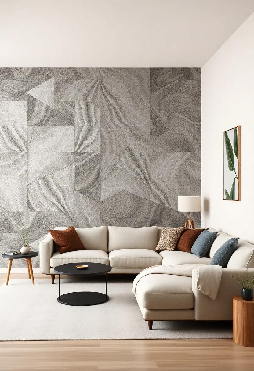 Layering Textures with Wallpaper: How to Enhance Your Living Room Aesthetics