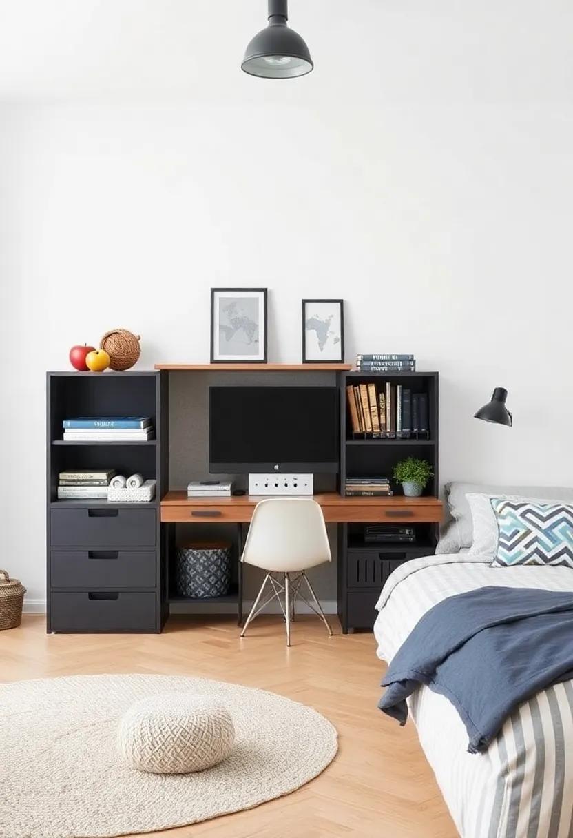 Stylish Storage Solutions to Keep His Room Organized