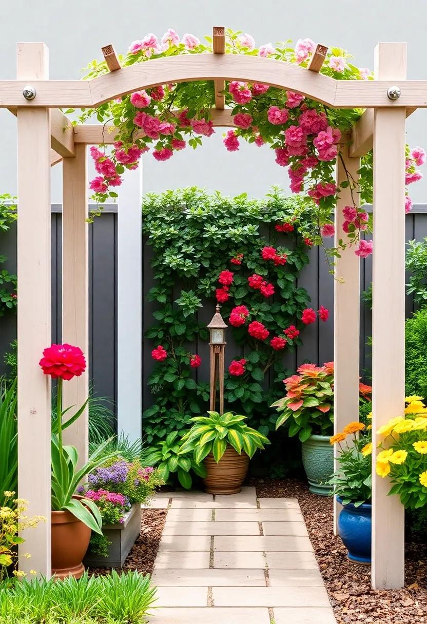 Colorful Blooms: Choosing the Right Plants for Your Arbor