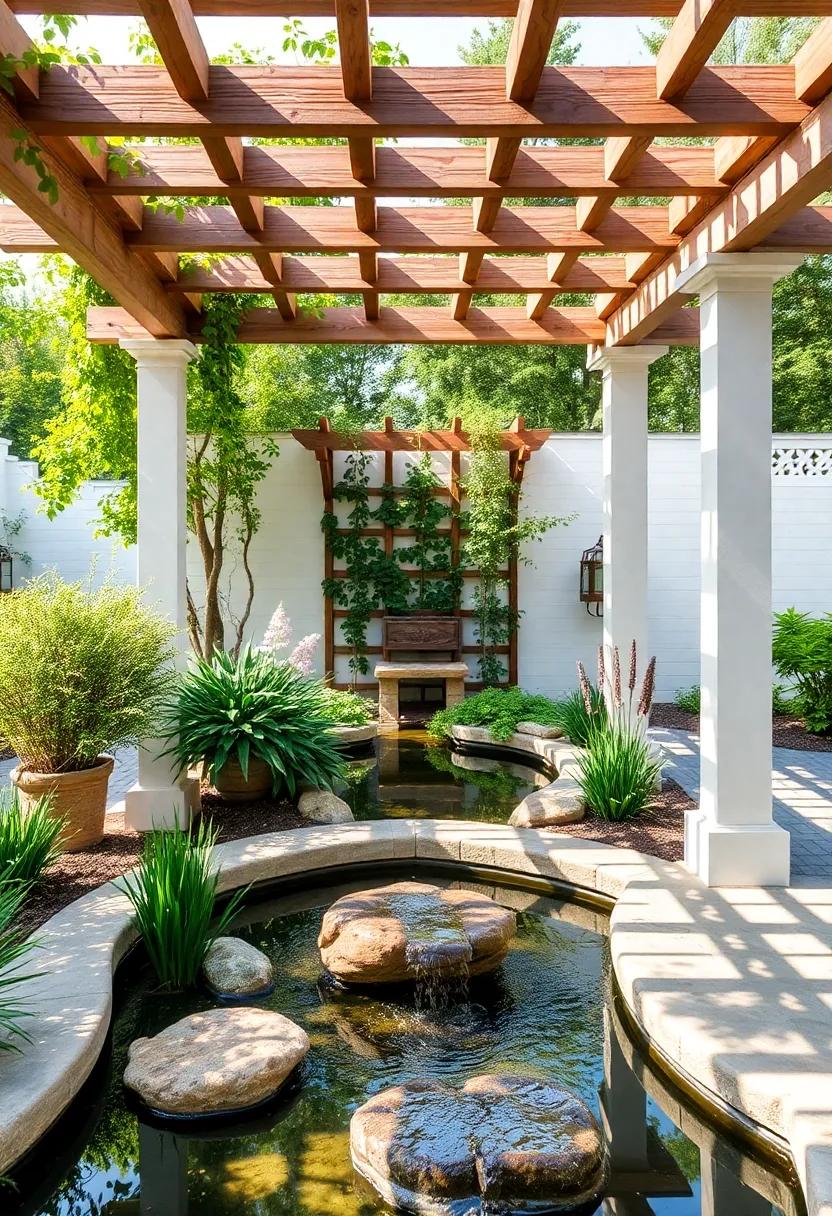 Incorporating Water Features: Harmonizing⁣ Arbors with Ponds and Fountains