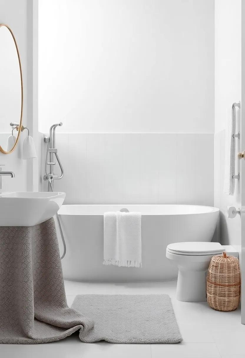 22) Choose high-quality⁣ textiles for towels and rugs that feel luxurious against the skin while enhancing the aesthetic‌ of the room