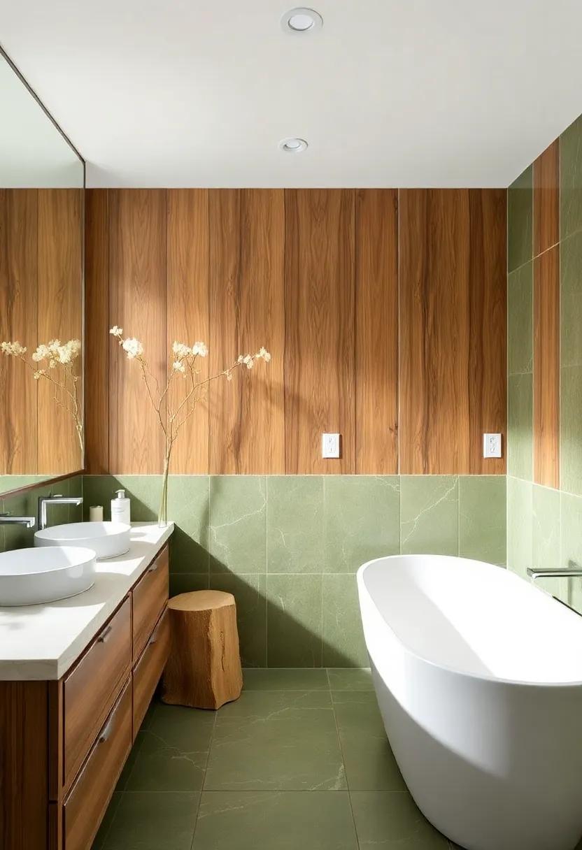 Natural⁤ Finishes: ⁤The ⁣Beauty‌ of Stone and Wood in Bathroom Design