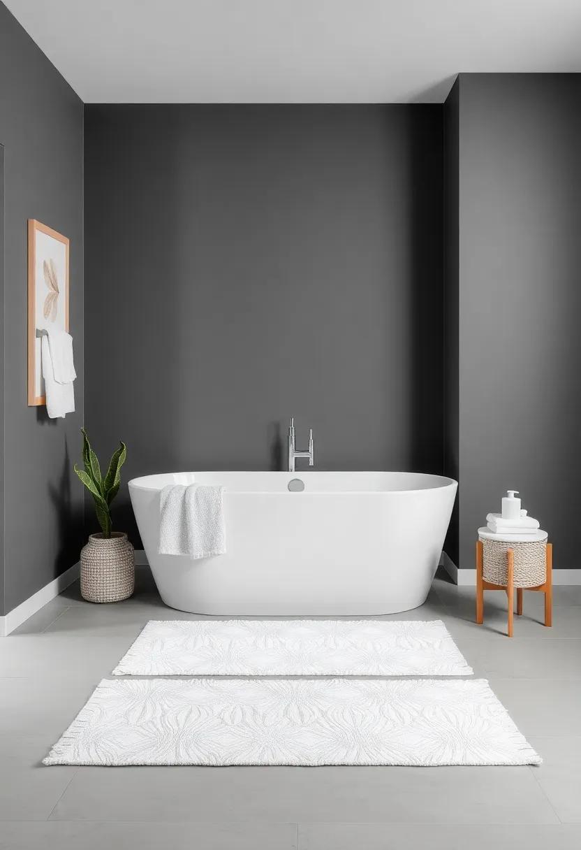 Rug Placement: Crafting a Cohesive Look with Bathroom Accessories