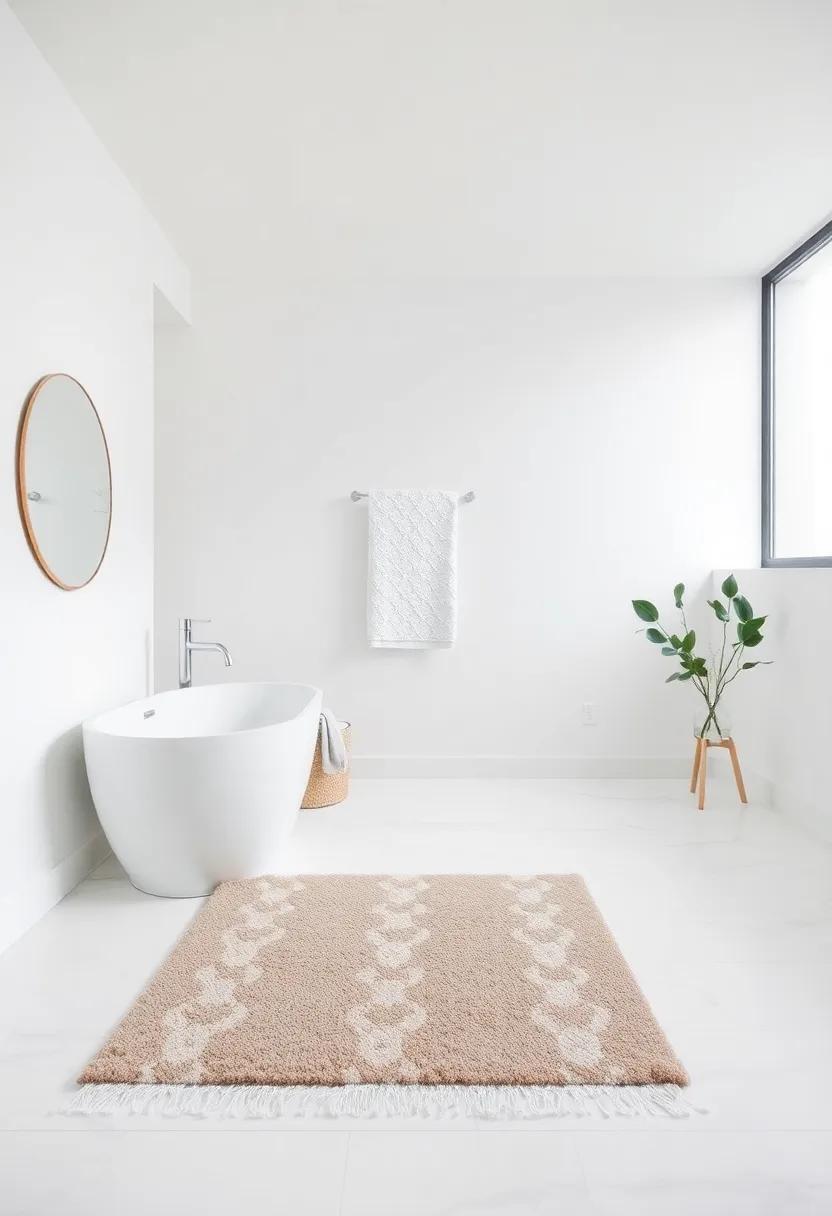 Using Rugs as Focal Points: Elevating Your Bathroom’s Visual Appeal