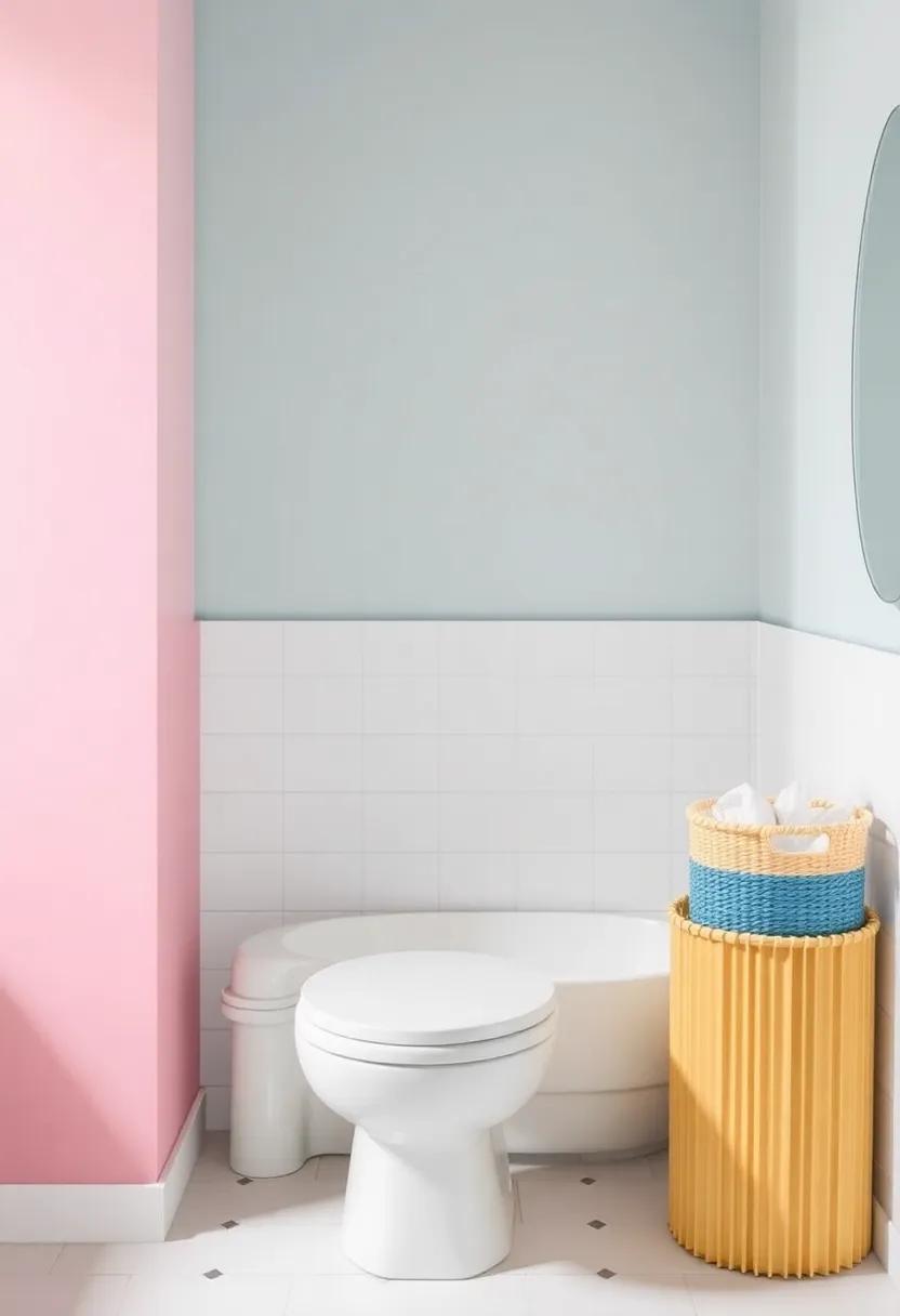Color-Coded Baskets: A Fun and Functional Approach to Organizing Bathroom Essentials