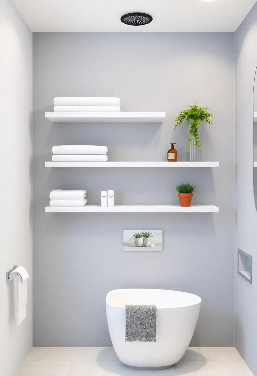 Transforming Your Bathroom with Stylish Floating Shelves for Enhanced Space Efficiency