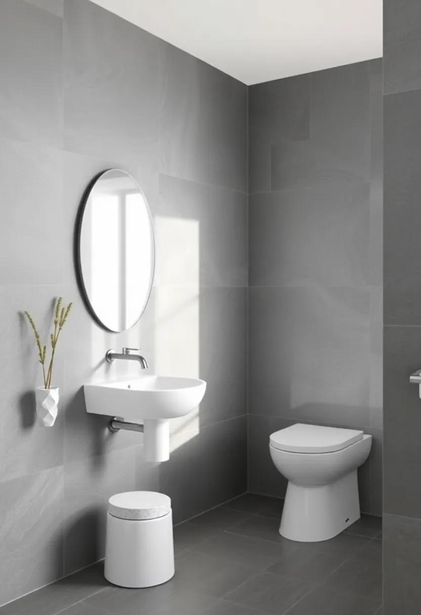 Textured Gray Finishes: Enhancing Your Bathroom Experience