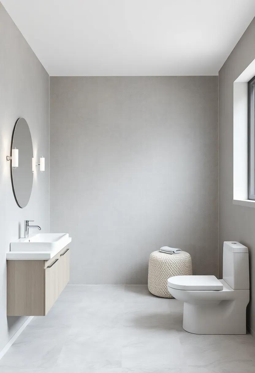 Light Gray Magic: Brightening Up Your Bathroom Oasis