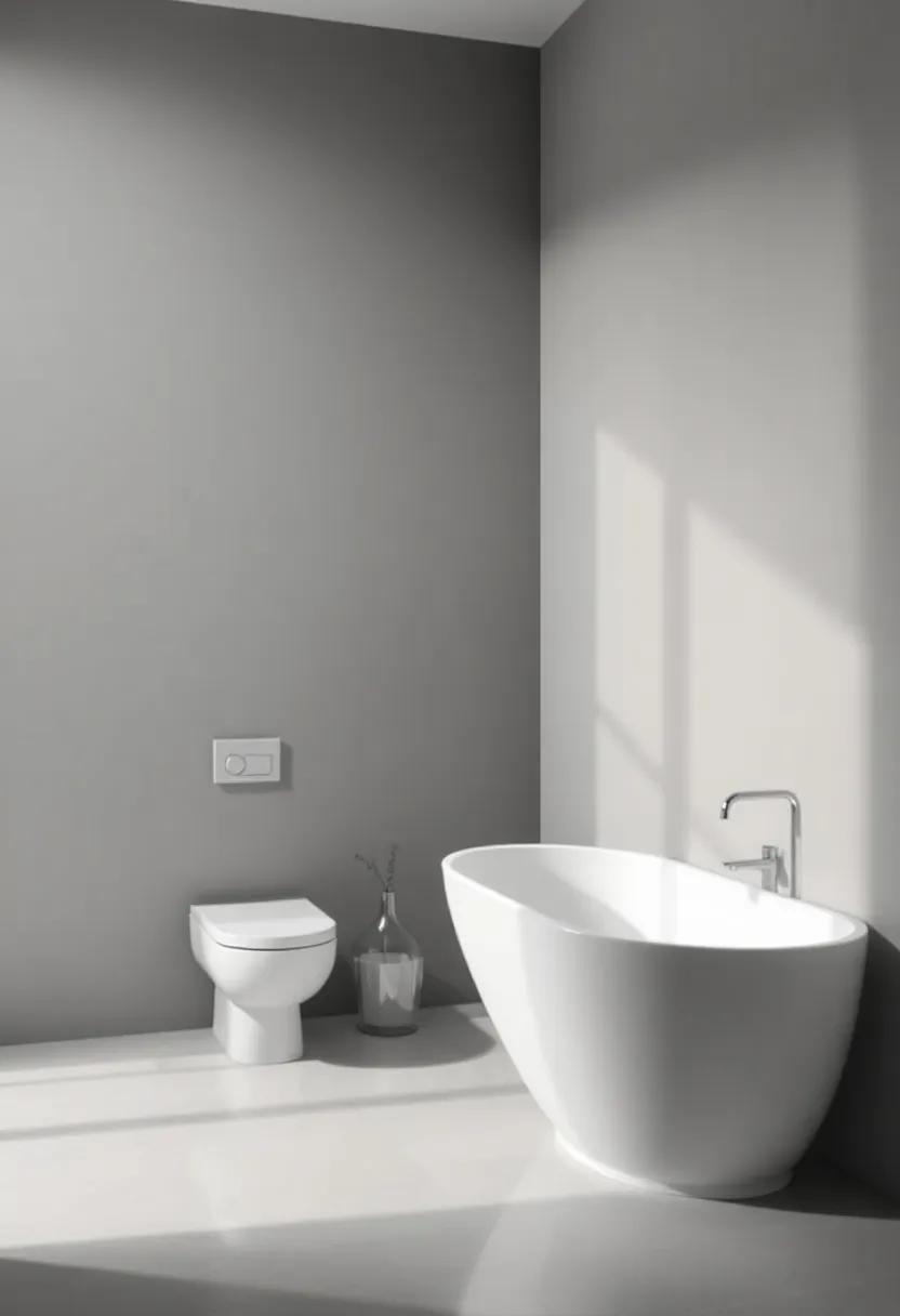 Shades of Gray: Crafting Visual Depth in Bathroom Design