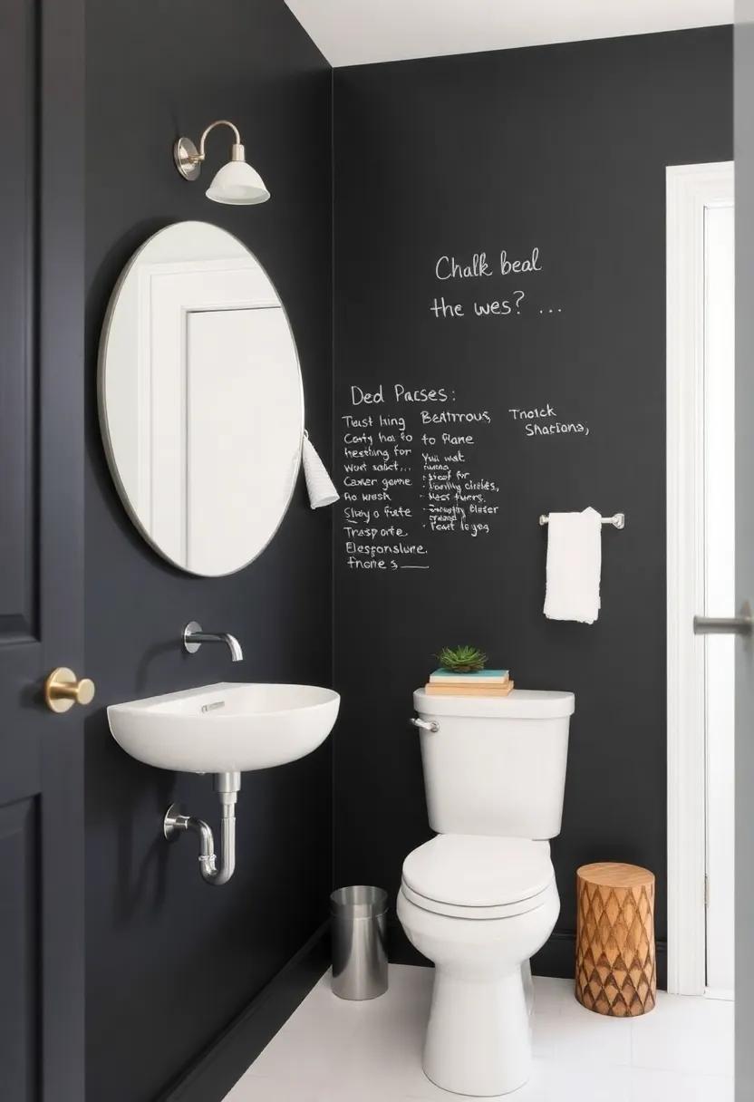 Creating A Functional Chalkboard Space For Notes And Reminders