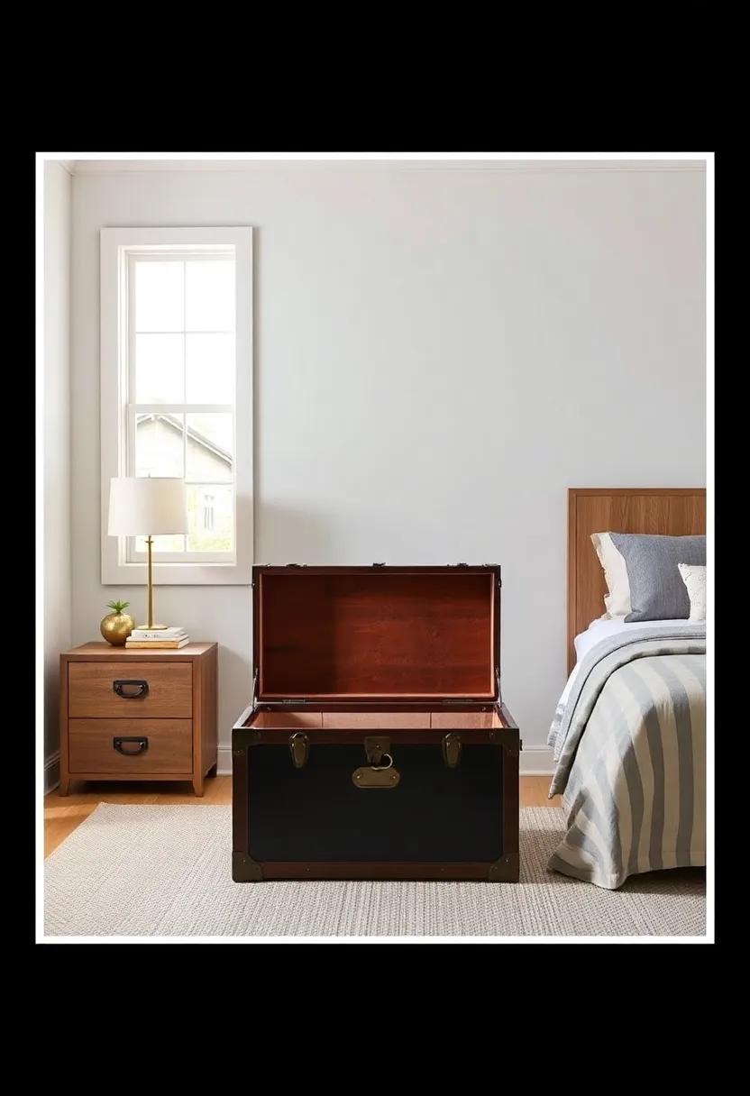 Functional Furniture: Trunks That Double⁣ as Seating Options