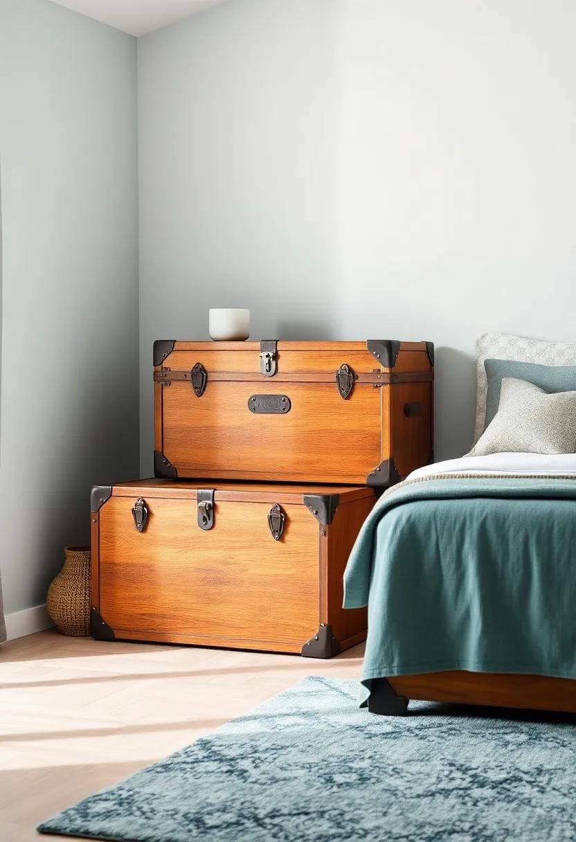 Incorporating Trunks into Your Bedroom Decor Theme