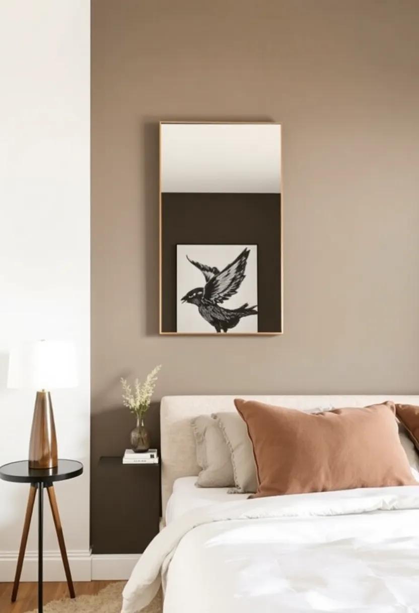 Installing a ⁣Statement Mirror for Depth and Elegance in Your Bedroom