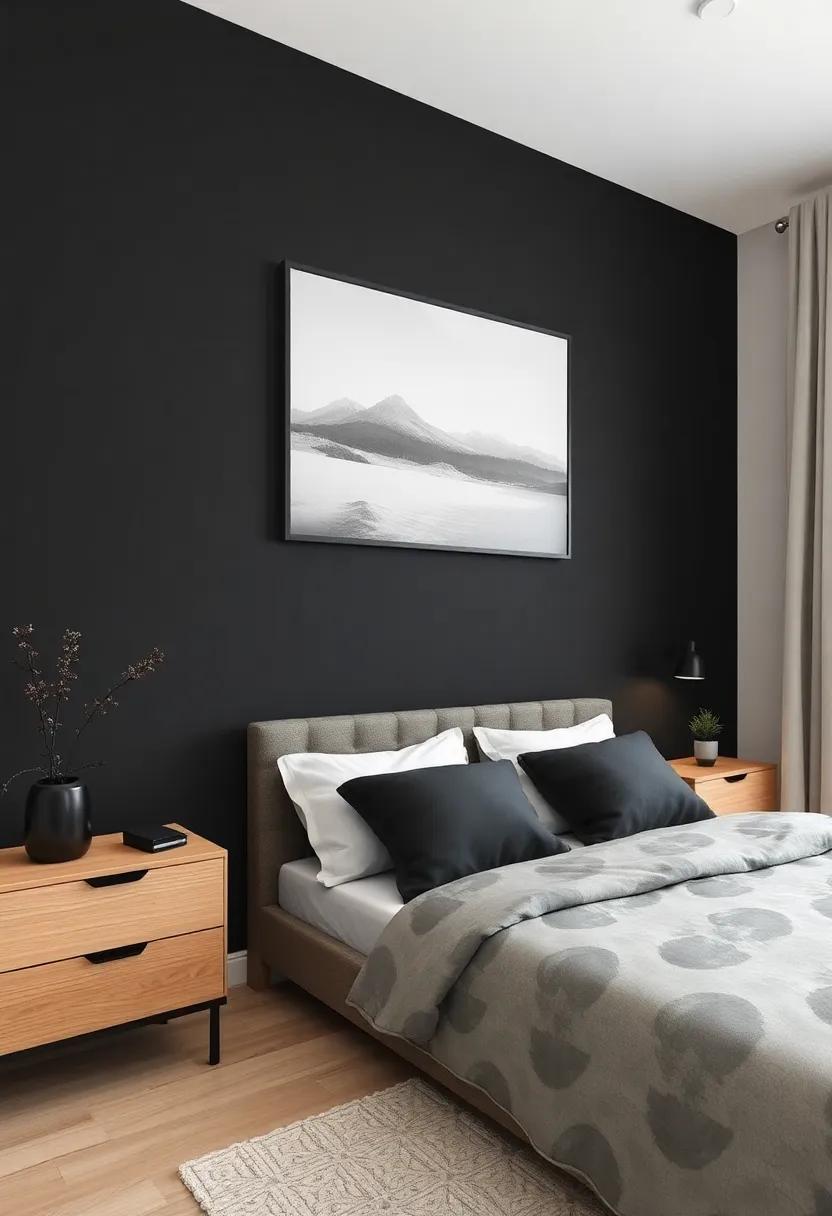 The Impact of Black Accents on⁢ Small⁤ Bedroom⁢ Spaces