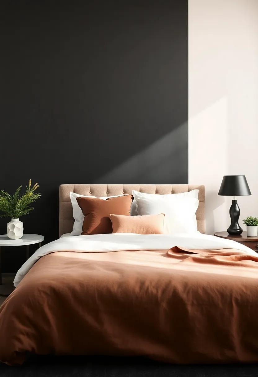 Integrating ‍Black ⁢Accents with Warm Color Palettes
