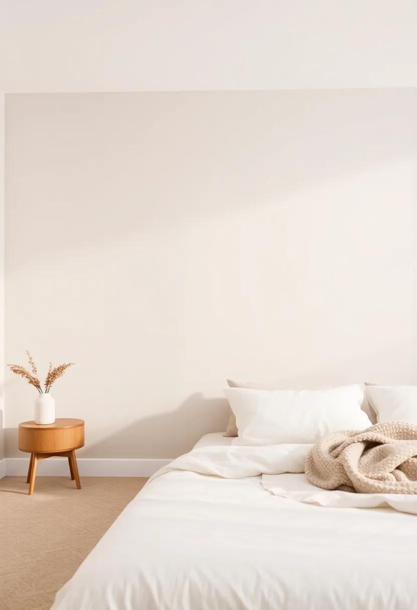 Soothing​ Creamy Whites ⁣to‍ Accentuate Earthy⁤ Wall Colors