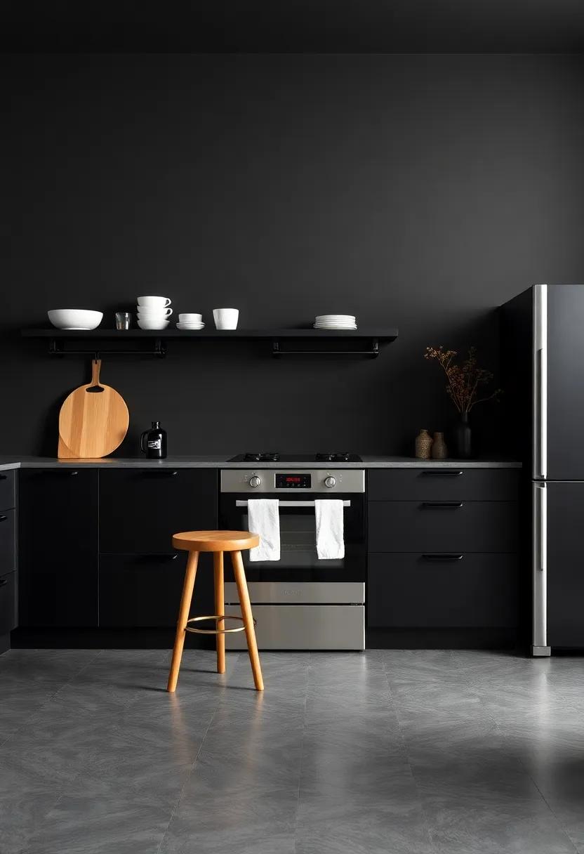 Accessories and Decor That⁤ complement Black Minimalist designs