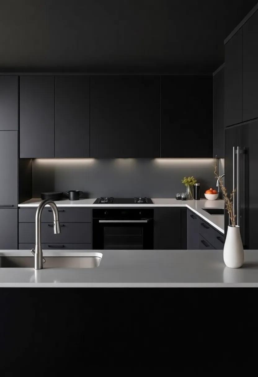 Choosing the⁤ Right Materials to Elevate Your Black Kitchen