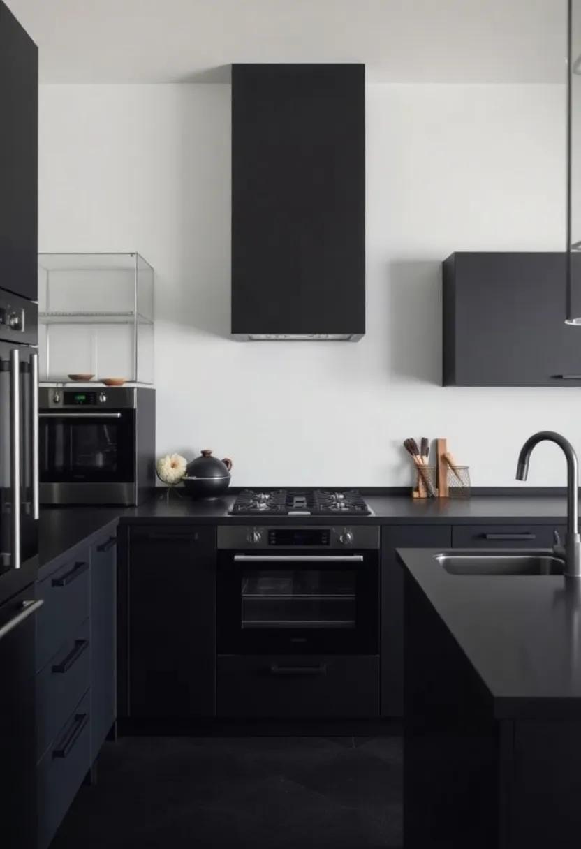 Functional Layouts That Maximize Efficiency in Black‌ Kitchens