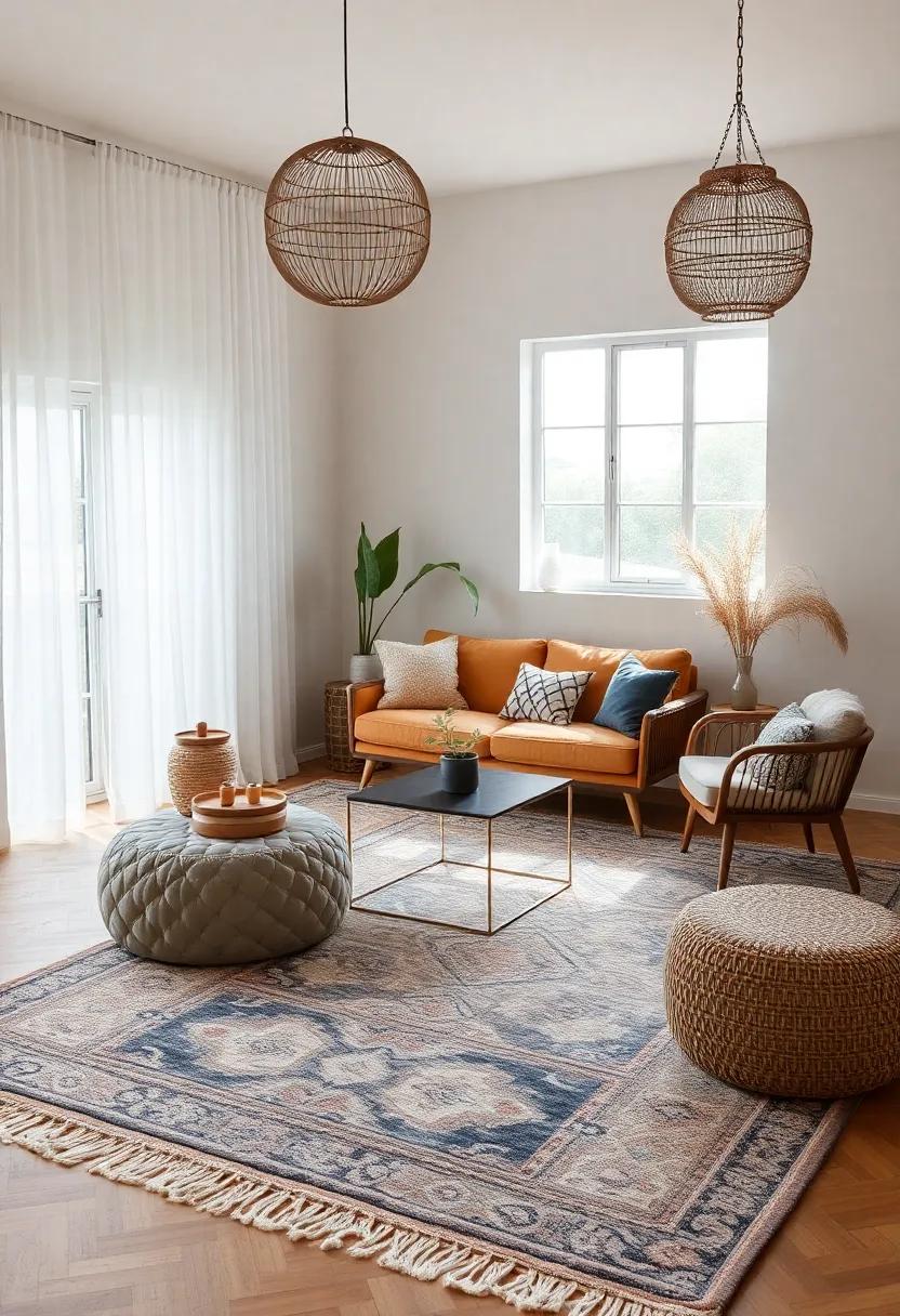 Bohemian Rugs: Grounding Your Space with Character