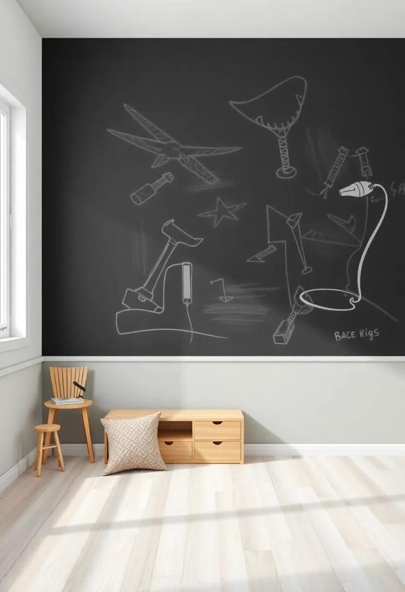 Dynamic Chalkboard walls for Expressive Creativity