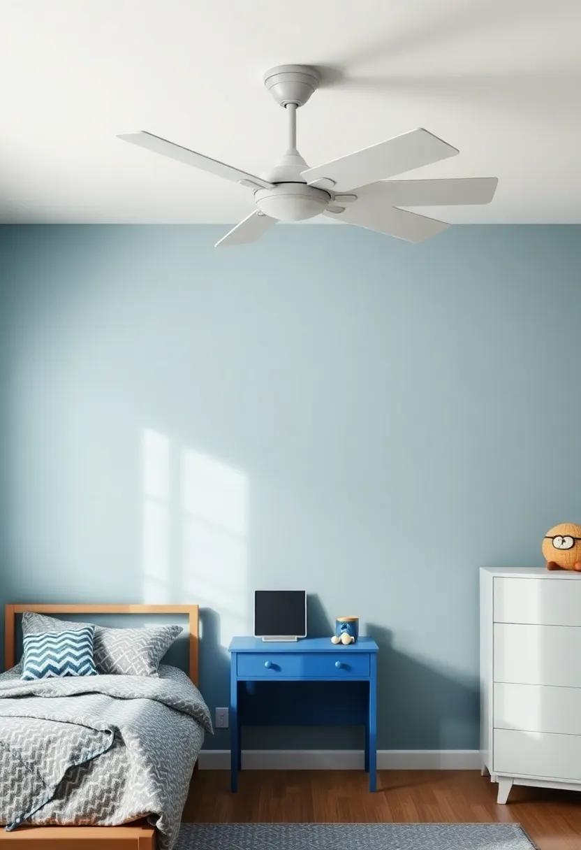 A Ceiling Fan That Resembles a ​Propeller or⁣ Windmill