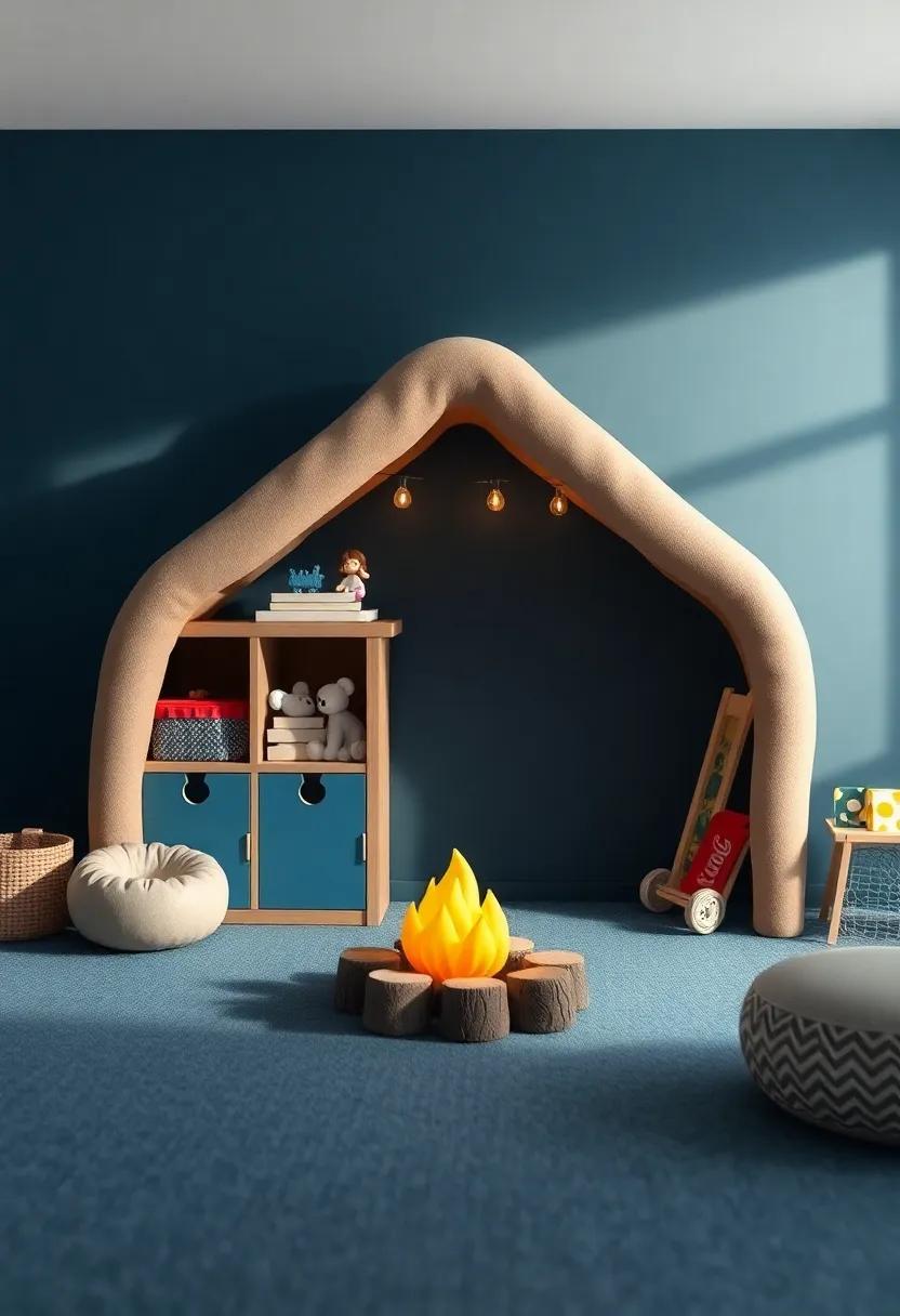 A Toy organizer Designed as a​ Campfire⁢ or Treasure Trove