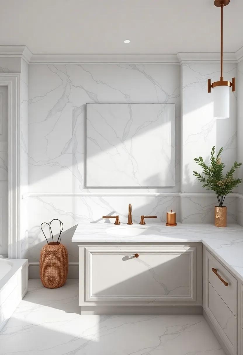 The‍ Allure of Marble Countertops in a​ Classic Bathroom Setting