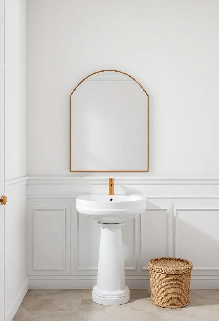 Classic Pedestal ⁣Sinks for a Space-Saving and Elegant Solution