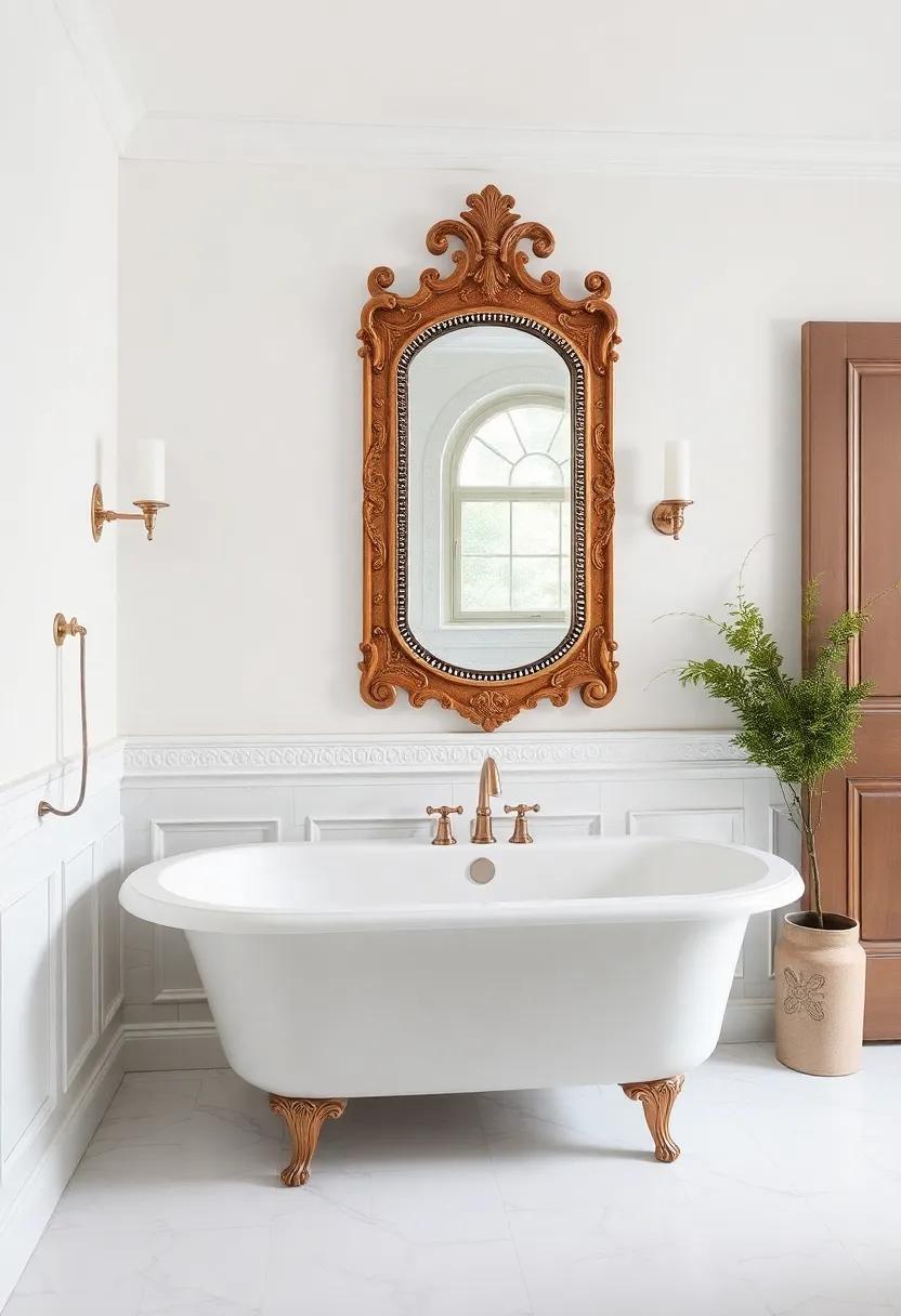 Incorporating Antique Mirrors for a Touch of Old-World ⁢Elegance